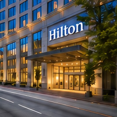 Hilton Charlotte Center City entrance